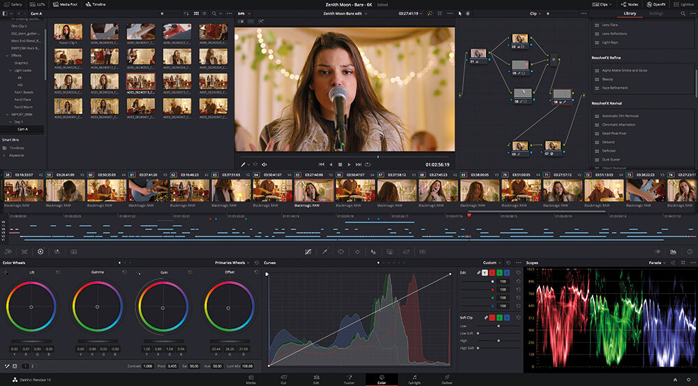 Black Magic DaVinci Resolve 16 and editor keyboard - Definition