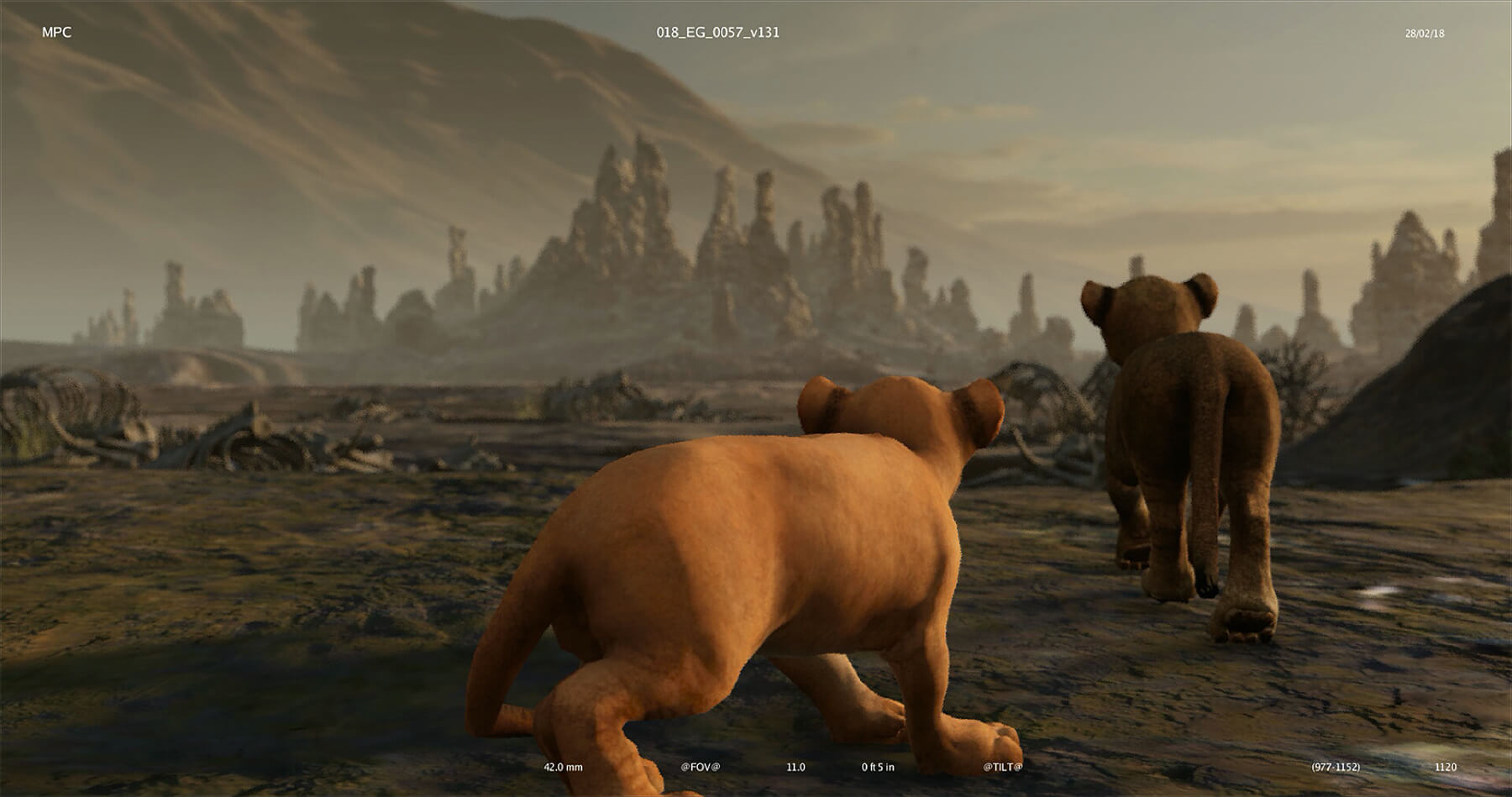 MPC pre-vis VFX for The Lion King