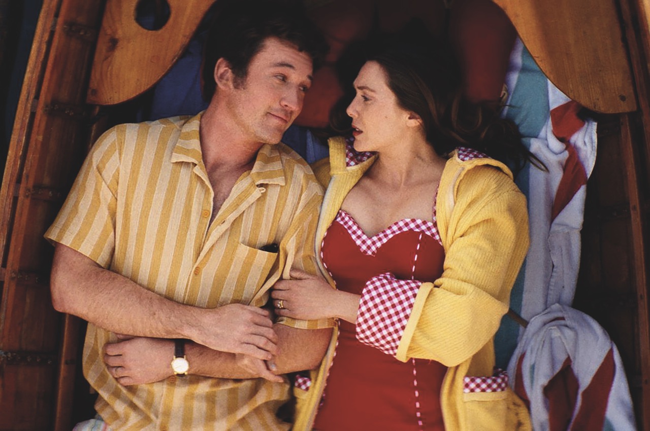 Effects from Niche VFX enabled extensions led extensions to The Junction and archive tunnels A still from Eternity showing a man and a woman in yellow laying on a mat