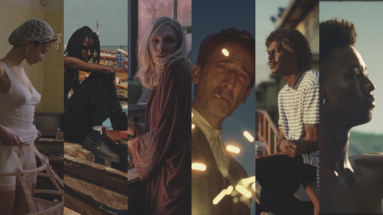 FilmLight Colour Awards 2025 winners Six images in a column showing stills from movies